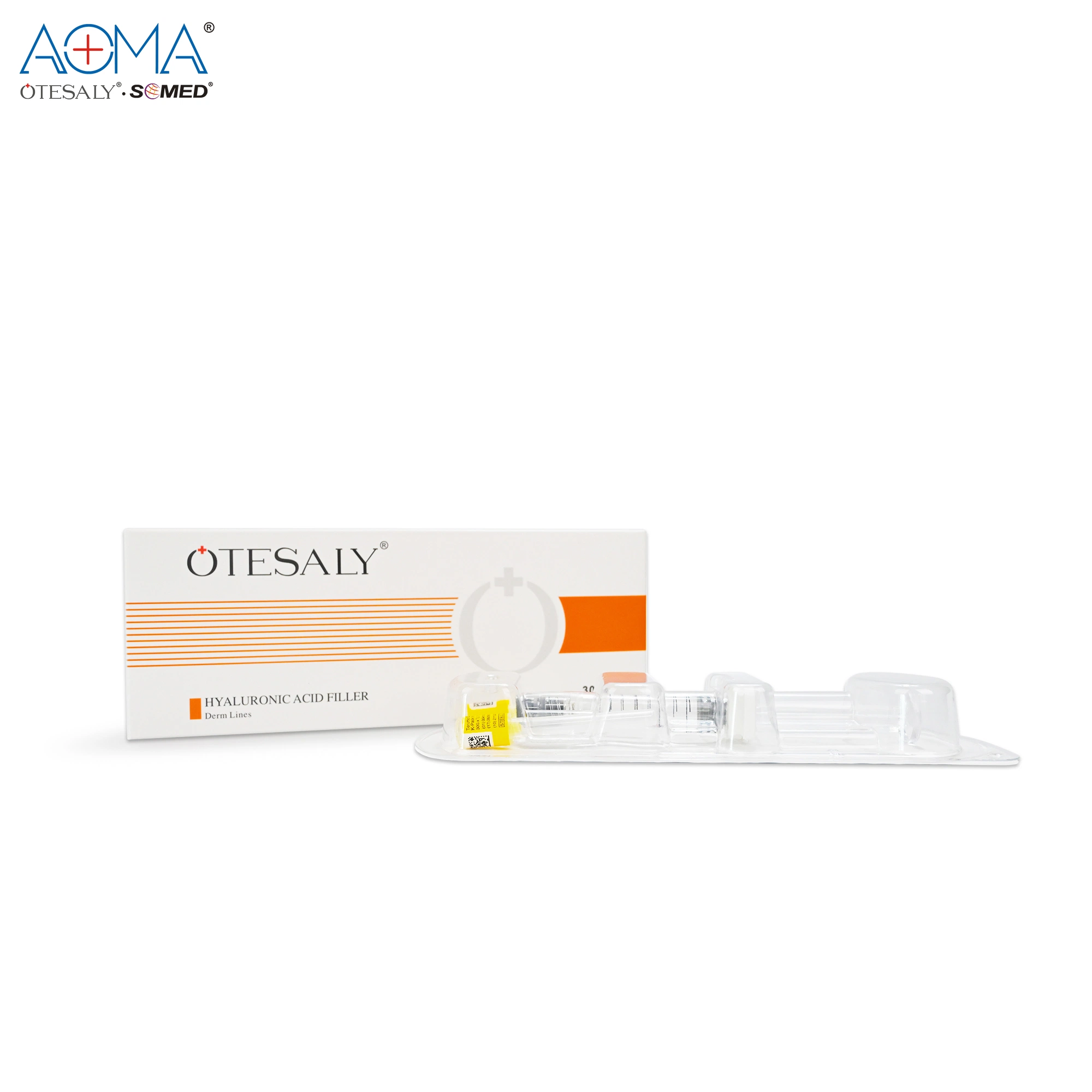 Otesaly no hinchado 2ml LIP fina Filler Gel Hialurónico Relleno de dermo ácido