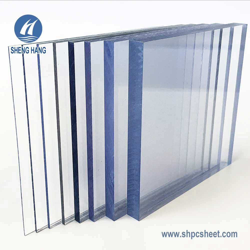 High Strength Thick Plastic Board 15mm 20mm Solid Polycarbonate Flat Sheet