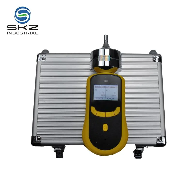 Skz1050c dos puntos de alarma de monóxido de carbono Co de ozono O3 de la unidad de medición de gases de varios Detector de Alarma de Gas analizador de gases portátil