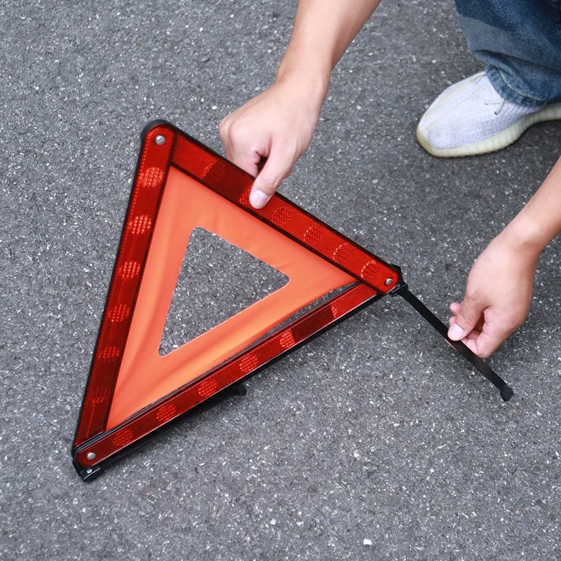 Reflective Warning Sign, Triangular, with Certification