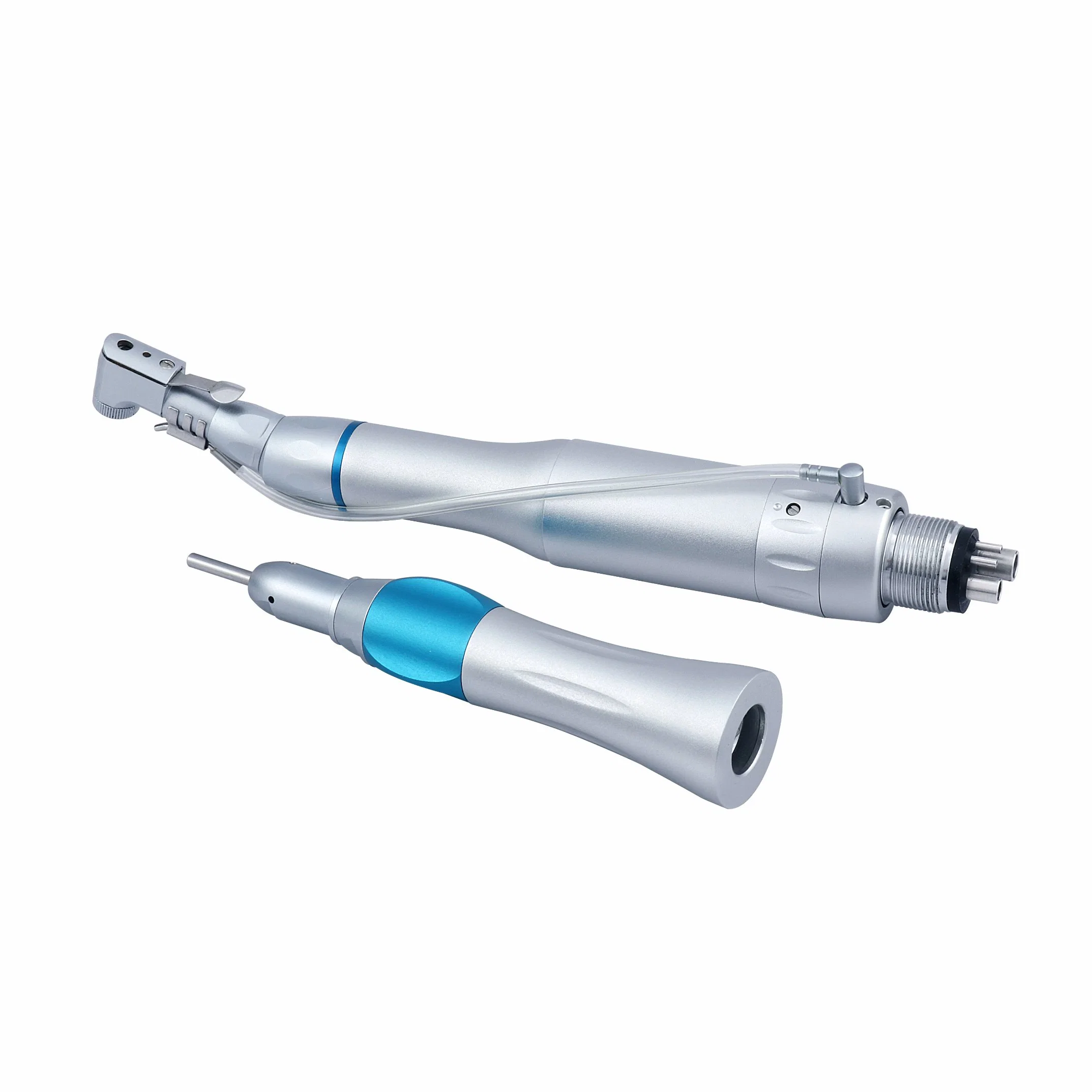 New Style Medical Supply 201b Low Speed Handpiece Set Air Motor Straight Handpiece and Contra Angle External Spray