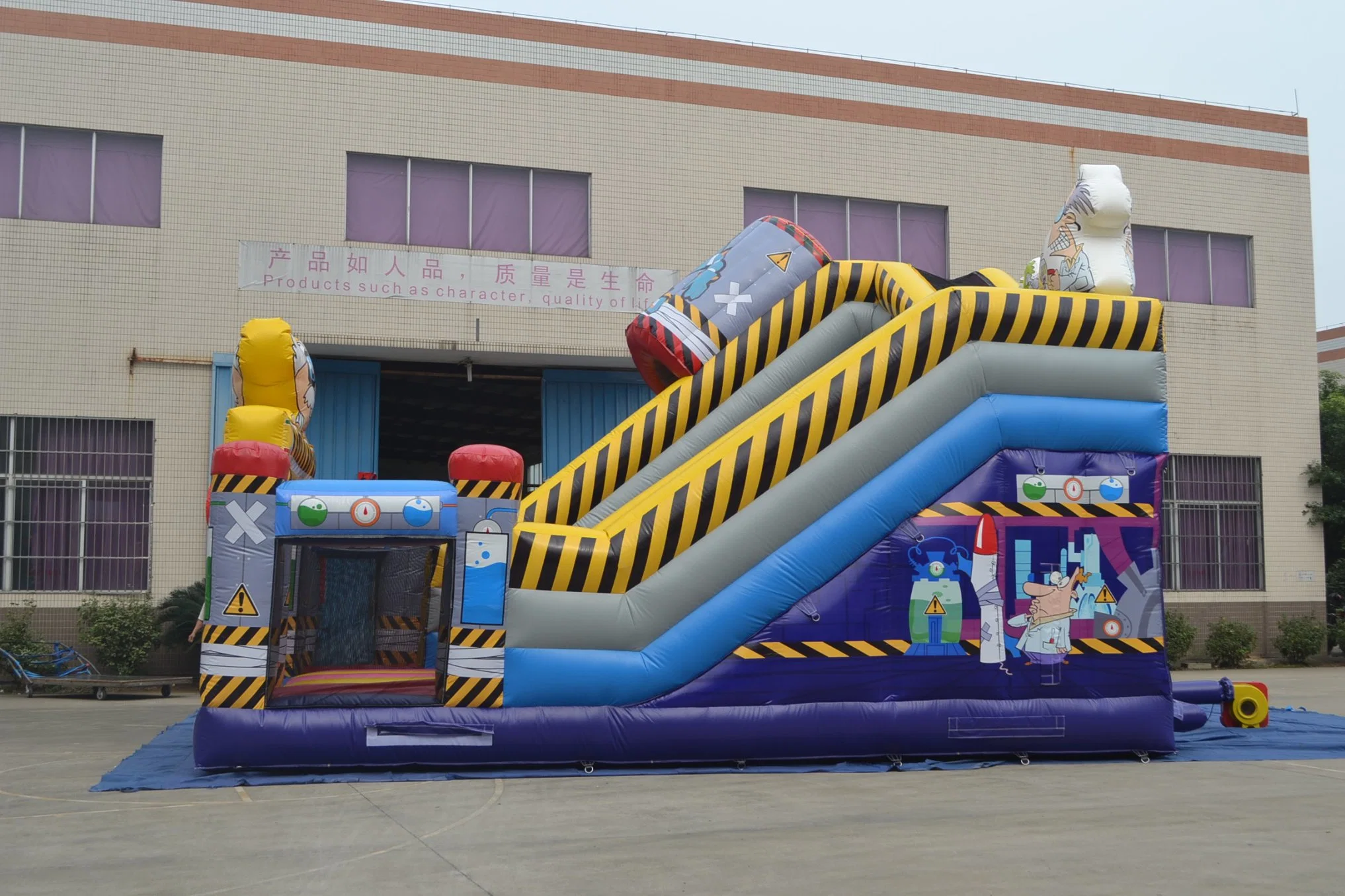 Amusement Park Equipment Dr. Science Fun City Inflatable Bouncer (AQ01242)