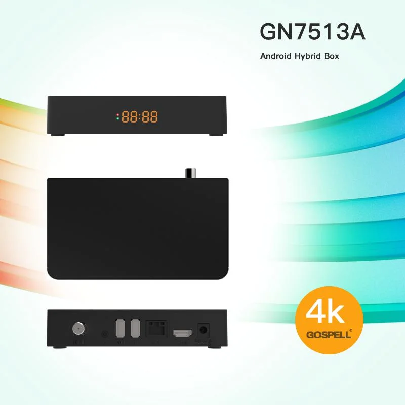 Smart TV Box híbrido DVB S2 SINTONIZADOR Quad Core Android 10.0 Allwinner 4K H6 2GB de RAM 32 GB de ROM 2.4G/5GHz WiFi Box