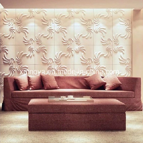 Interior MDF Acoustic Textured 3D PVC Wall Panel for Decoration