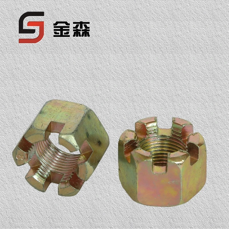 Chinese Nuts Hex Nut Hexagon Slotted Nut High Titanium/Titanium Alloy 10.9 Level