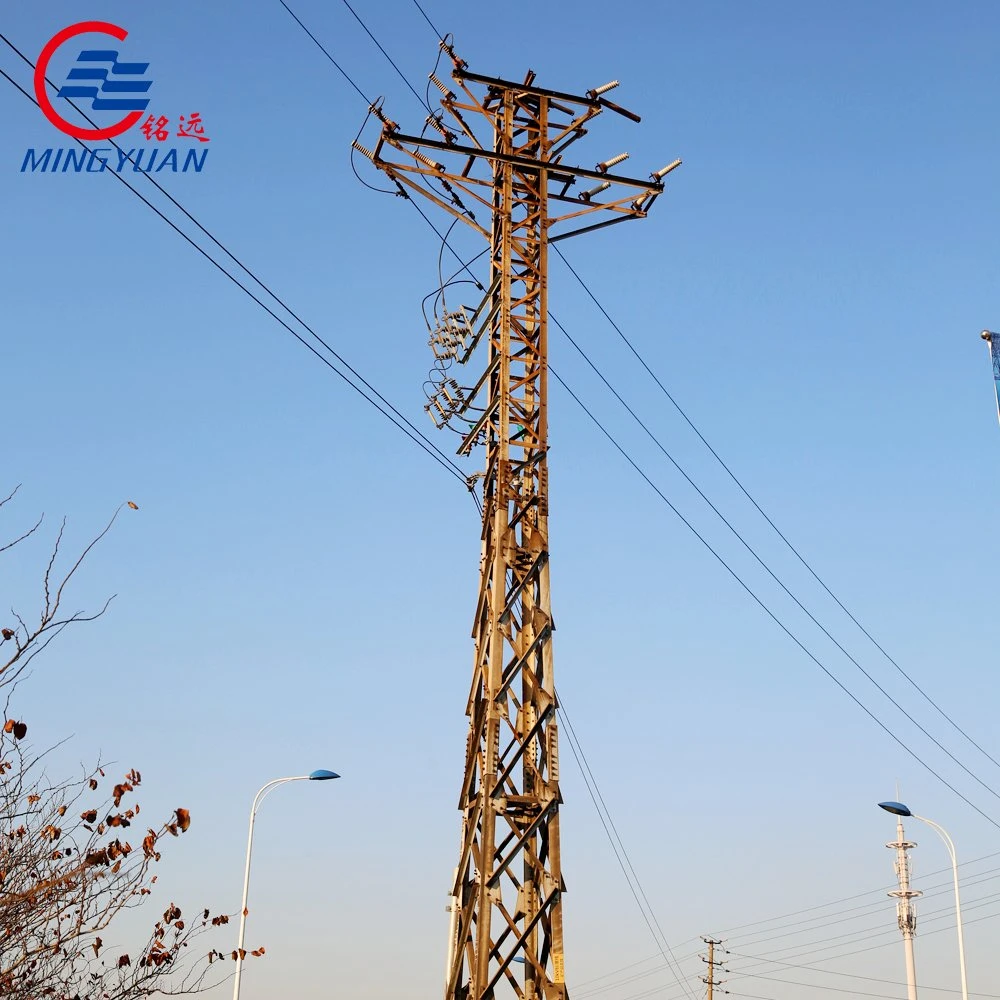 Galvanized Transmission Angle Steel Power Tower