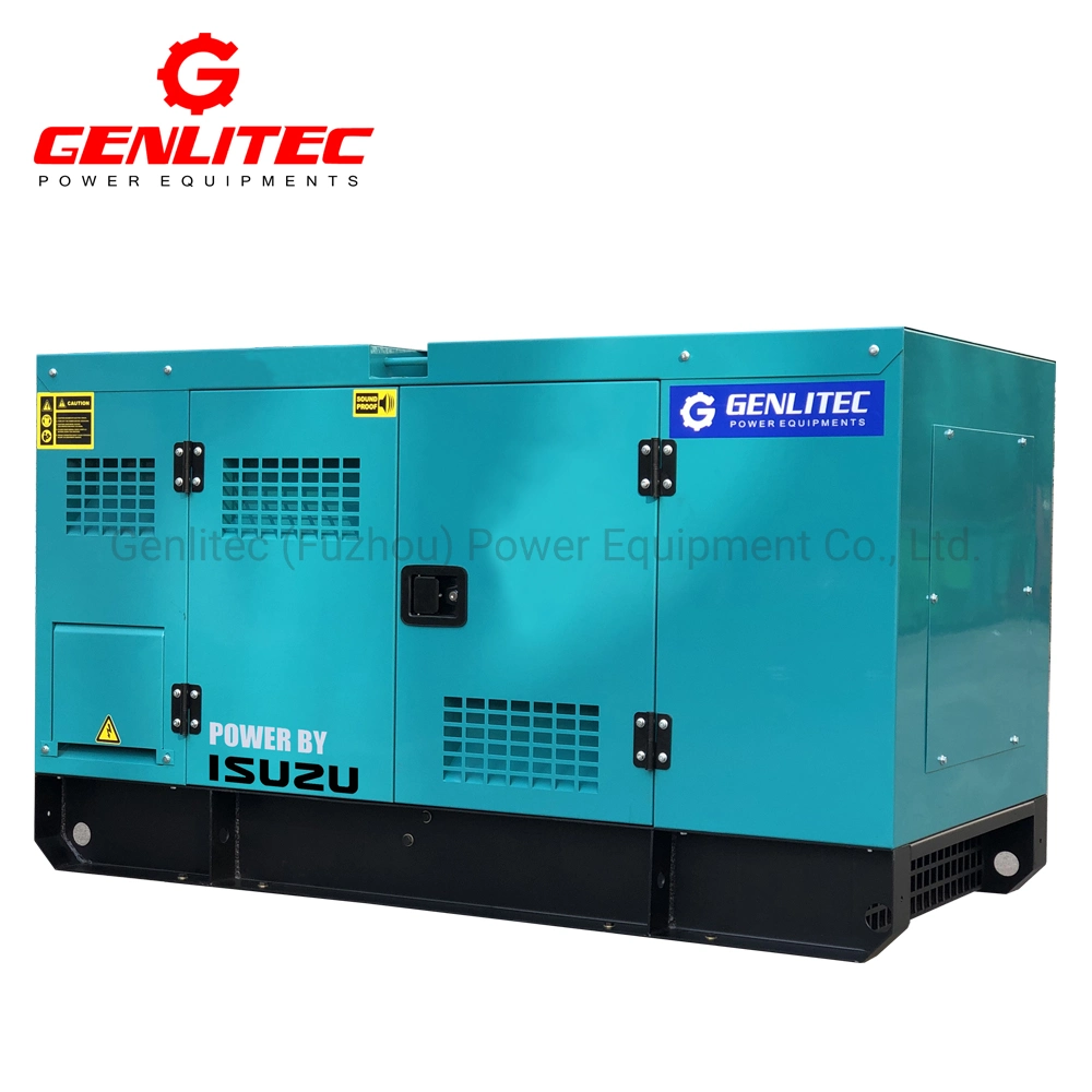 Super Silent Type AC Three Phase 20 25 28 38 kVA Isuzu Diesel Power Genset