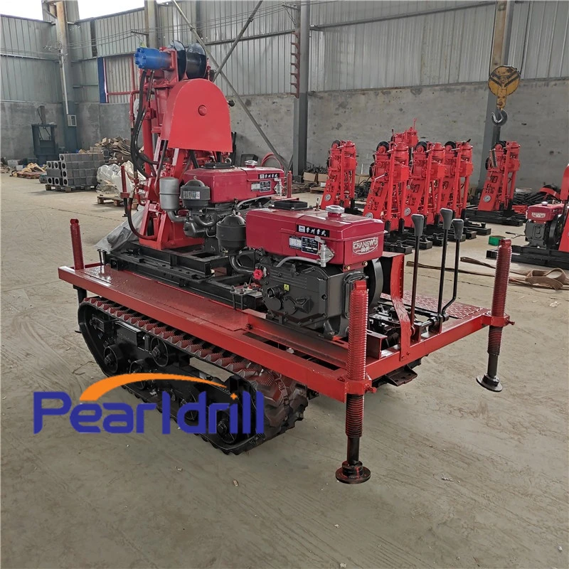 Pearldrill Small Crawler Core Drilling Rig Geological Sampling Drilling Borehole Drilling Rig