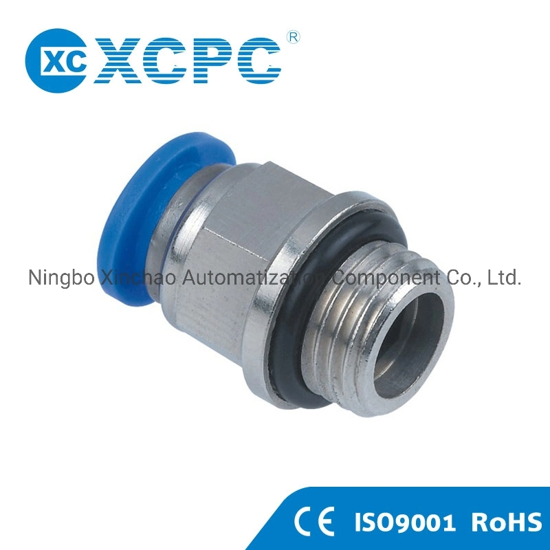Xcpc China Supplier Pneumatic Manufacturer Factory Plastic Push-in Straight Union Fitting Quick Connector
