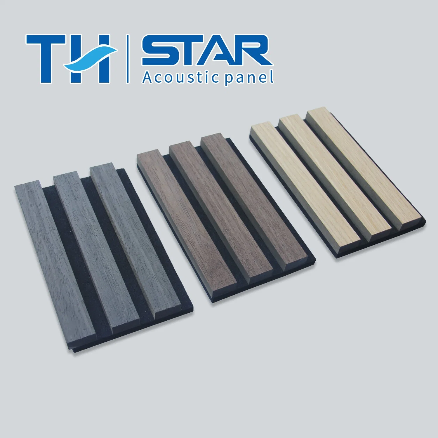 Wood Slat Veneer Decorative Acoustic Panel Sound Absorption Board for Wall and Ceiling