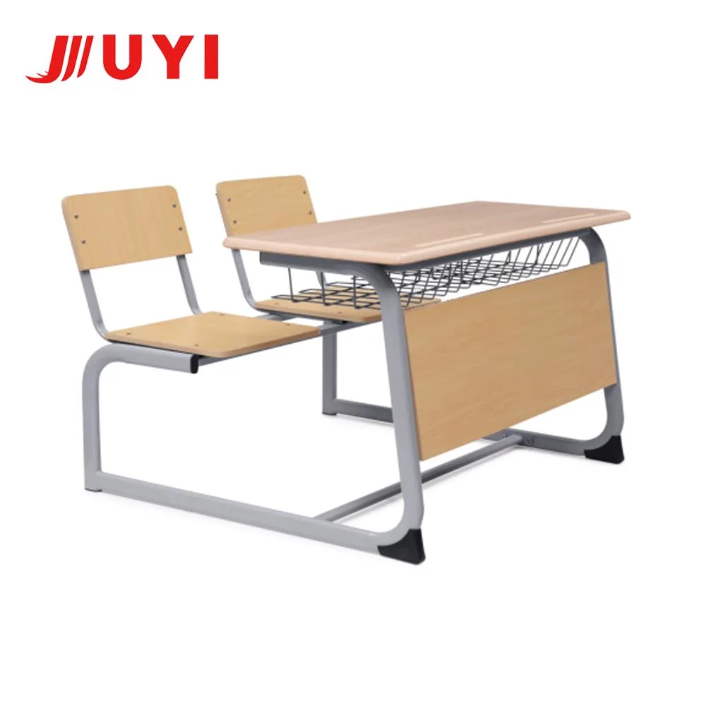 School Furniture Height Adjustable Student Double Desk & Chair Sets Factory Direct