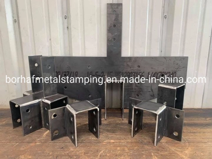 Custom Post Support Bracket U L Type Post Support Angle Bracke for Timber Stamping Parts