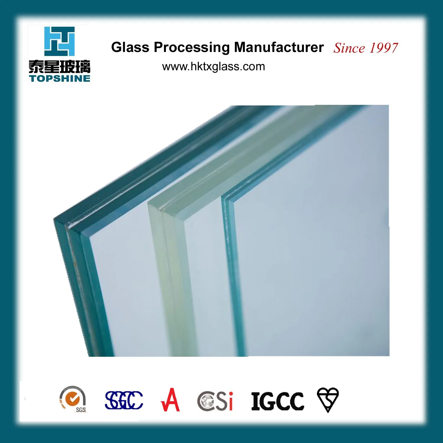 Manufacturing Wholesale/Supplier Laminated Glass for Building Construction