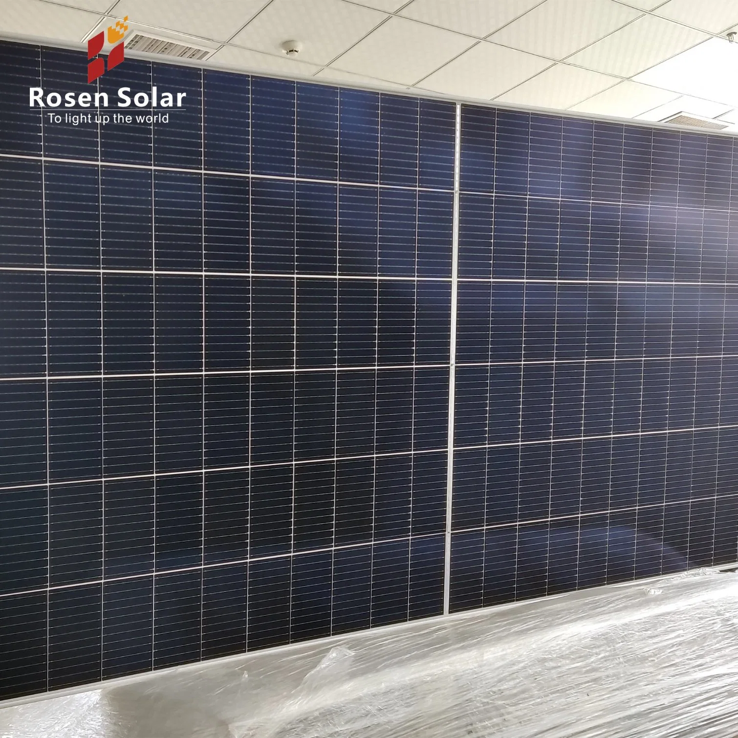 Panel Solar techo 700W 800W 1000W Mono de paneles solares para MW Proyecto Solar