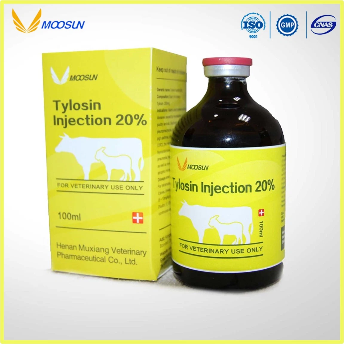 GMP ISO Manufacturer Tilmicosin 30% Injection for Animal Use