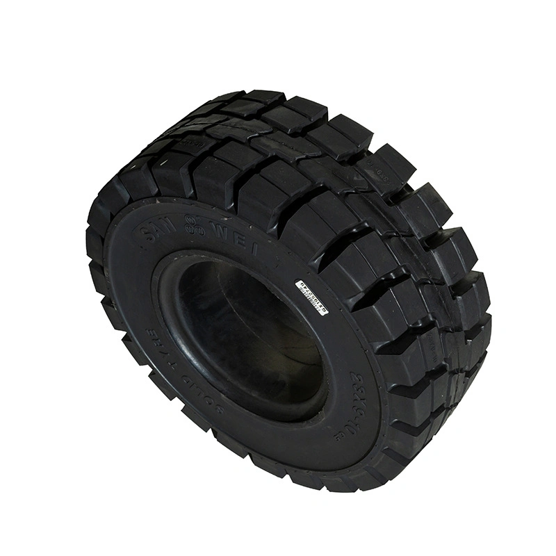 Hot selling 23x9-10 forklift solid tire wear-resistant and durable thick bottom tire