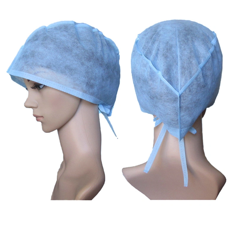 Other Medical Consumables Elastic Surgical Head Caps with Ellipse Top for Medical Use