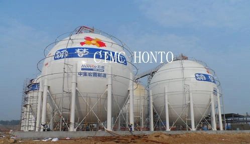 Customized 6150m3 ASME Standard LPG Spherical Storage Tank Terminal EPC Service for UAE Market