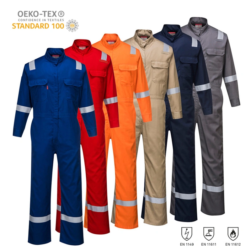 Fabricante China fábrica de ropa de trabajo Offshore sobretodo Marina traje ignífugo