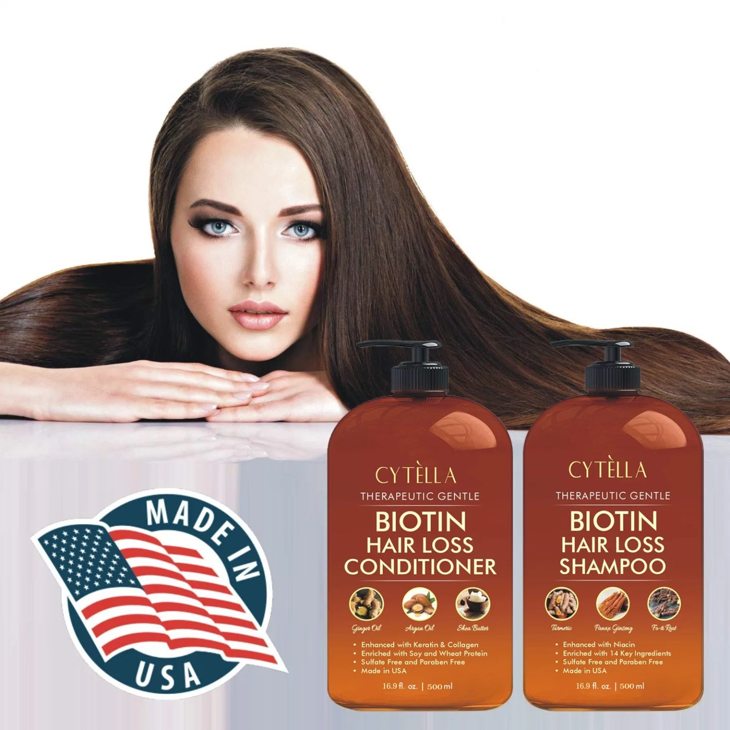 La biotina champú y acondicionador de cabello Set