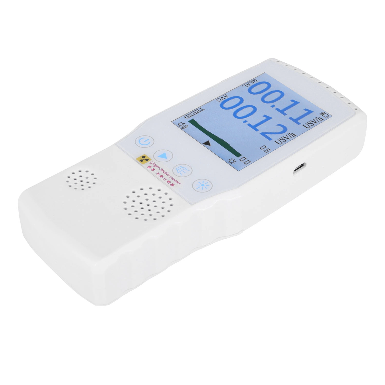 Geiger Counter Nuclear Radiation Detector Personal Dosimeter with LCD Display Portable High Accuracy Beta Gamma X-ray Food Radiation Meter Monitor Radiometer Fo