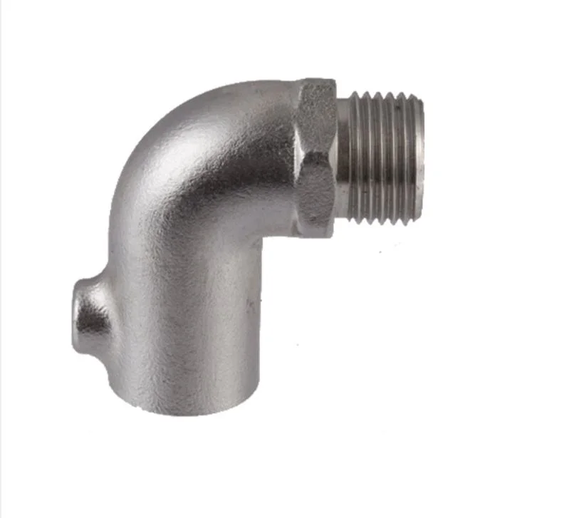 China Sand Casting Investment Casting Stainless Steel Malleable Iron for Tee Cross Elbow Pipe Fittings