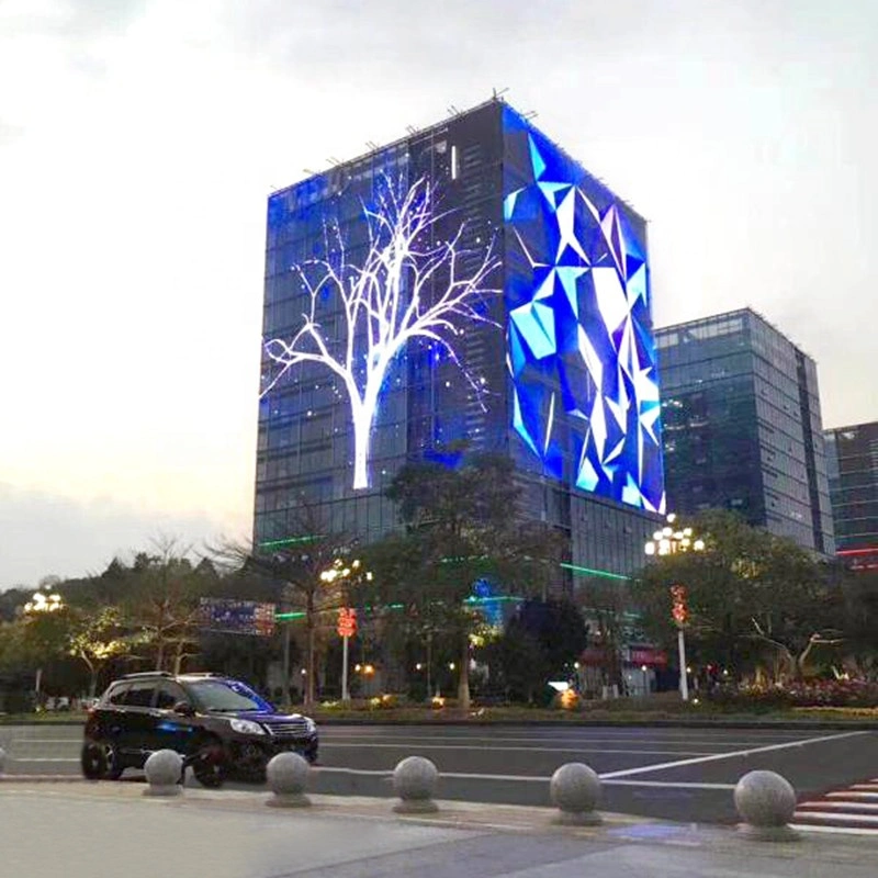 Innovative Transparent Window Outdoor LED Sign for Glass LED Wall