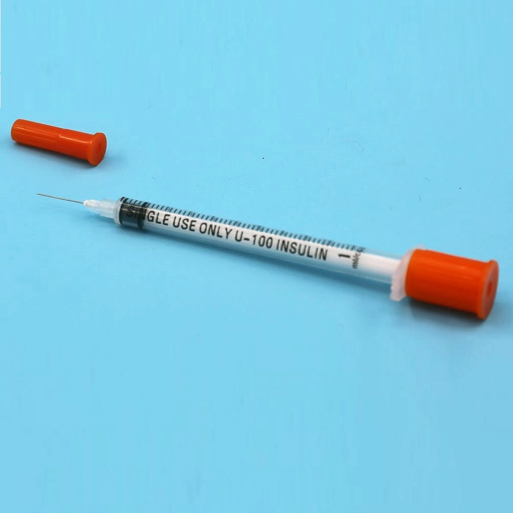 0.5ml 1ml 2ml Injection Disposable Safety Sterile Injection Plastic Medical Insulin Syringe