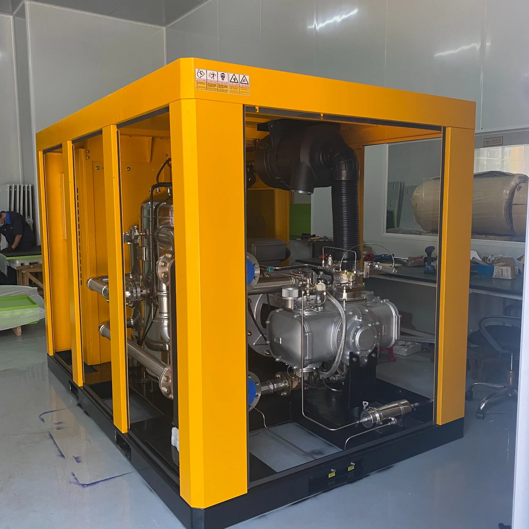 220kw China Industrial Equipment Electric Rotary Silent Oil Free Air Compressor