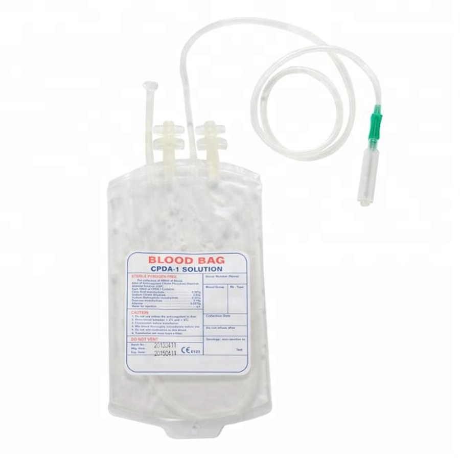 كيس دم معقم طبي قابل للاستخدام مرة واحدة، خط إنتاج دم العينة كيس