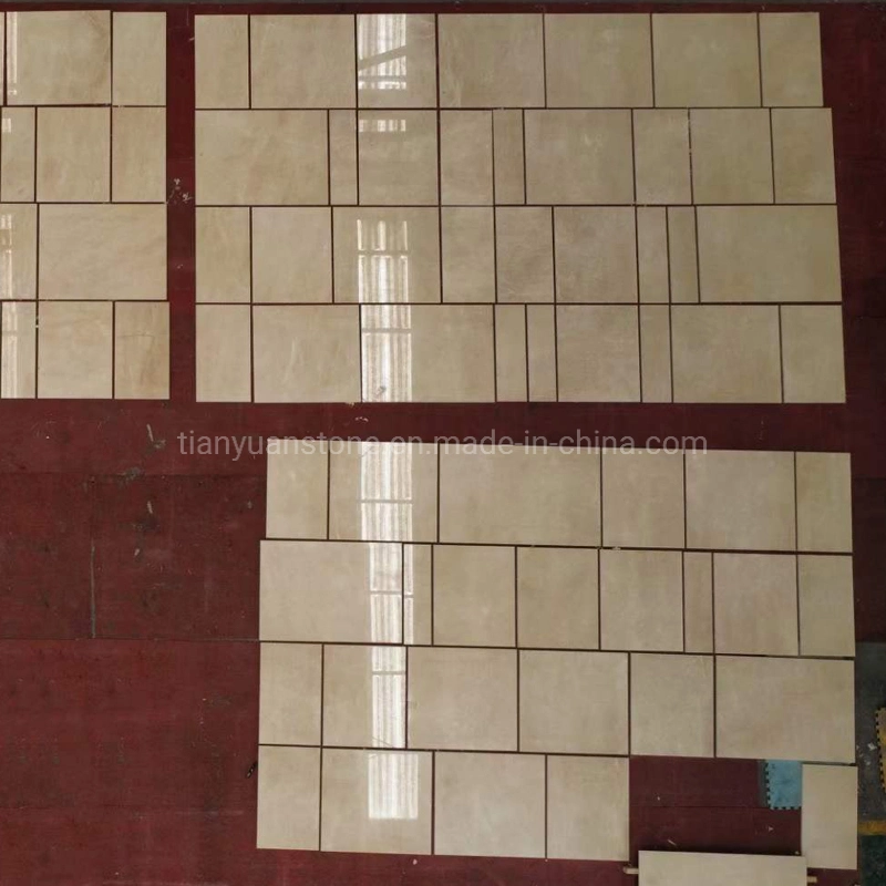 Beige Cream Marfil Marble Tiles for Pavers, Countertops, Floor Tiles