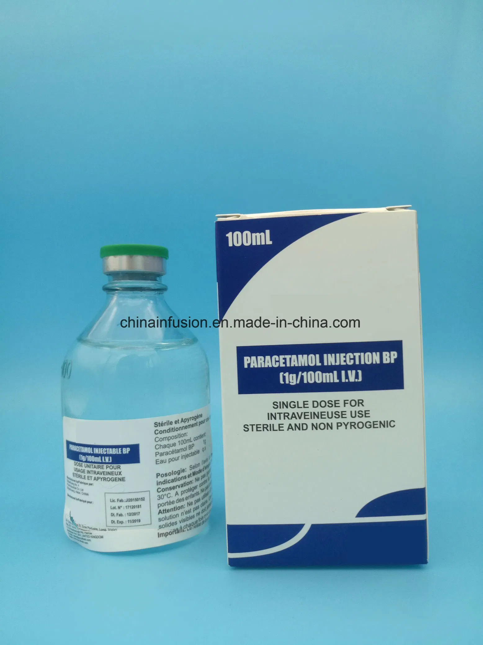 Paracetamol Injection Infusion OEM Medicine