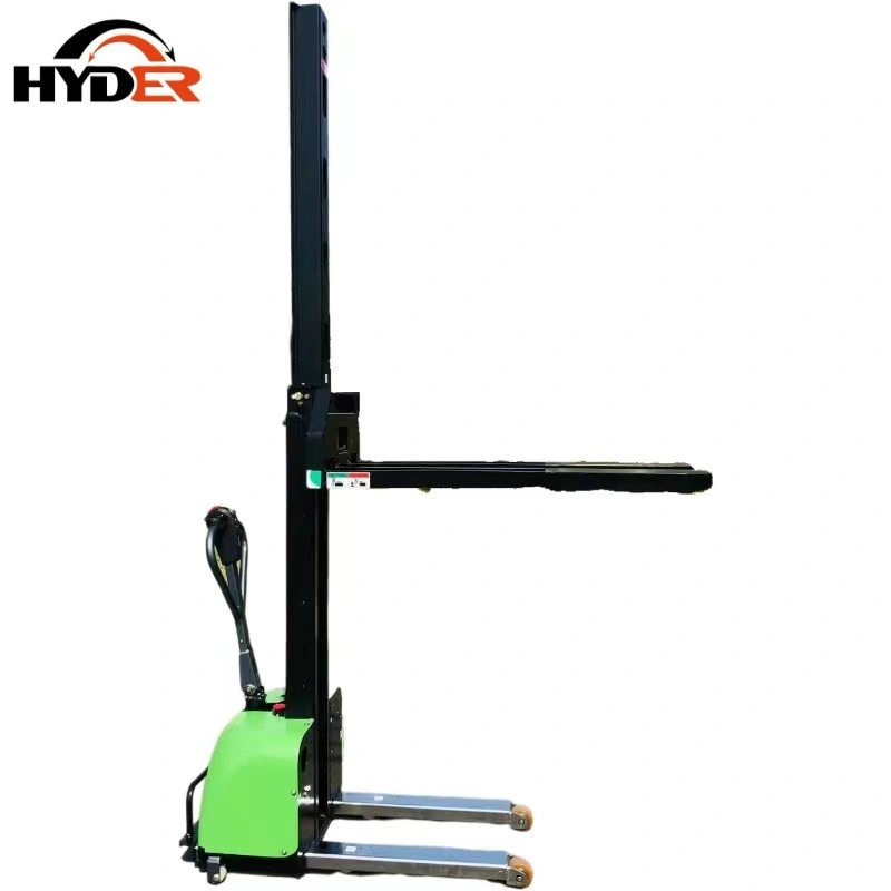 Litio 48V 1000kg AutoLifting Stacker para Palet Van Electric Apilador portátil