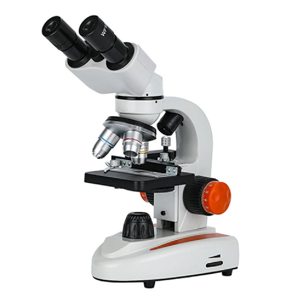 Microscope biologique binoculaire 40X-2000X pour les étudiants scolaires.