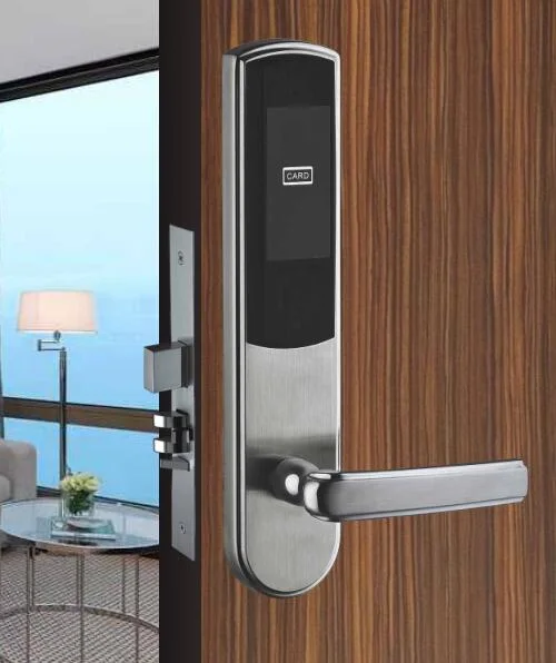 Gold Color Stainless Steel 304 Hotel RFID Smart Door Lock