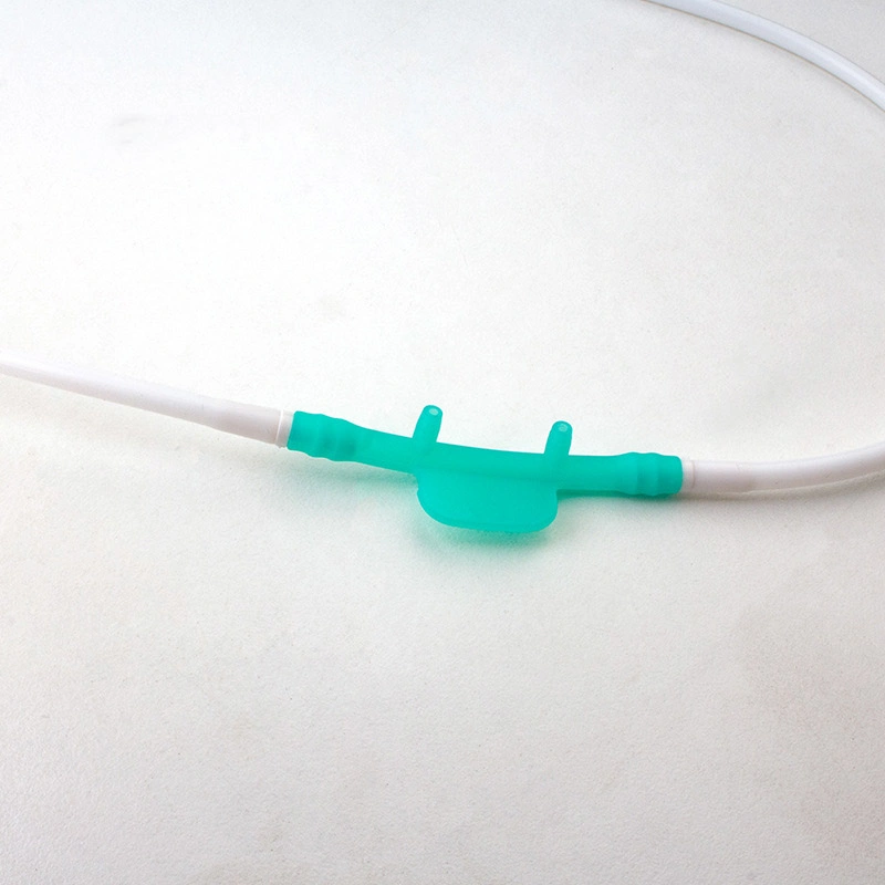 No Plastic Smell Silicone Soft Transparent White Color Reusable Oxygen Nasal Cannula