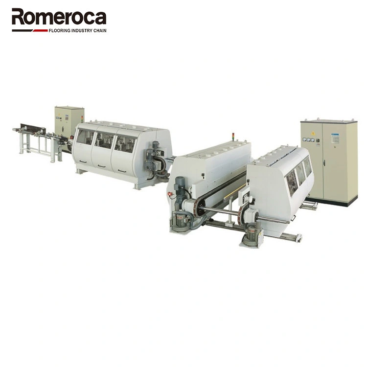 Laminate Flooring Spc Flooring Slotting Line Click Profiling Double End Tenoner Machine