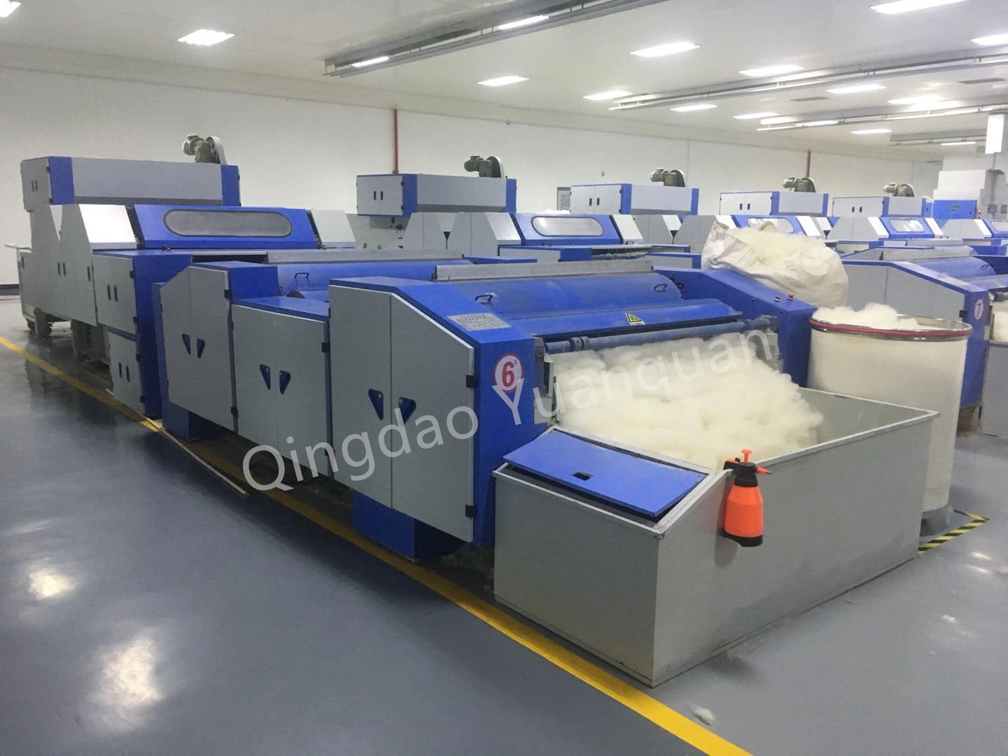 ISO Approved Cashmere Flat Carding Machine with Good Opening Effect