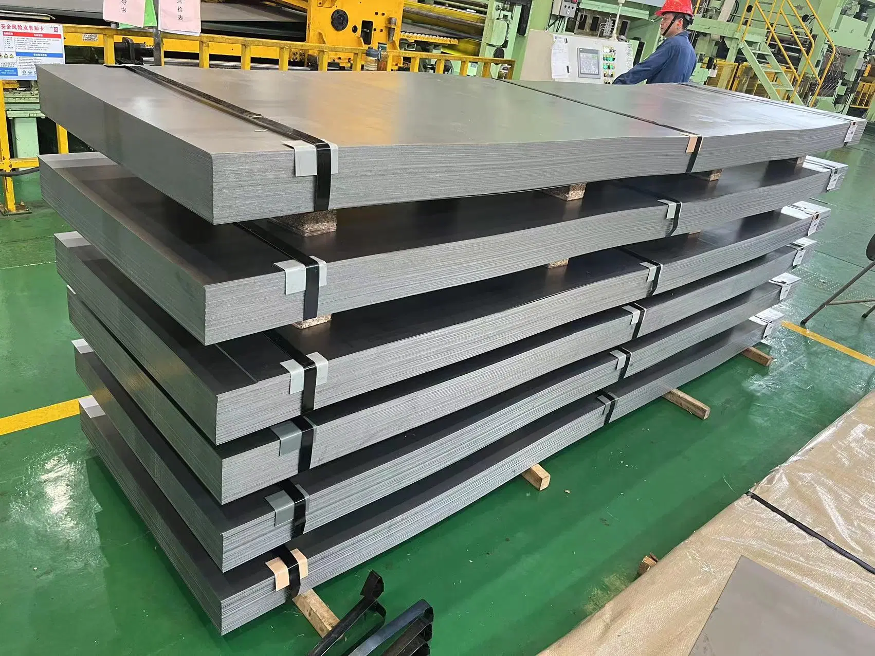 ASTM Cold Rolled En10326 Dx56+Zf Galvanized Sheet 4X8 Continuous Hot-DIP Galvanized Dx51d+Z180 1.2mm Thickness Corrugated Metal Zincalume Roofing Plate