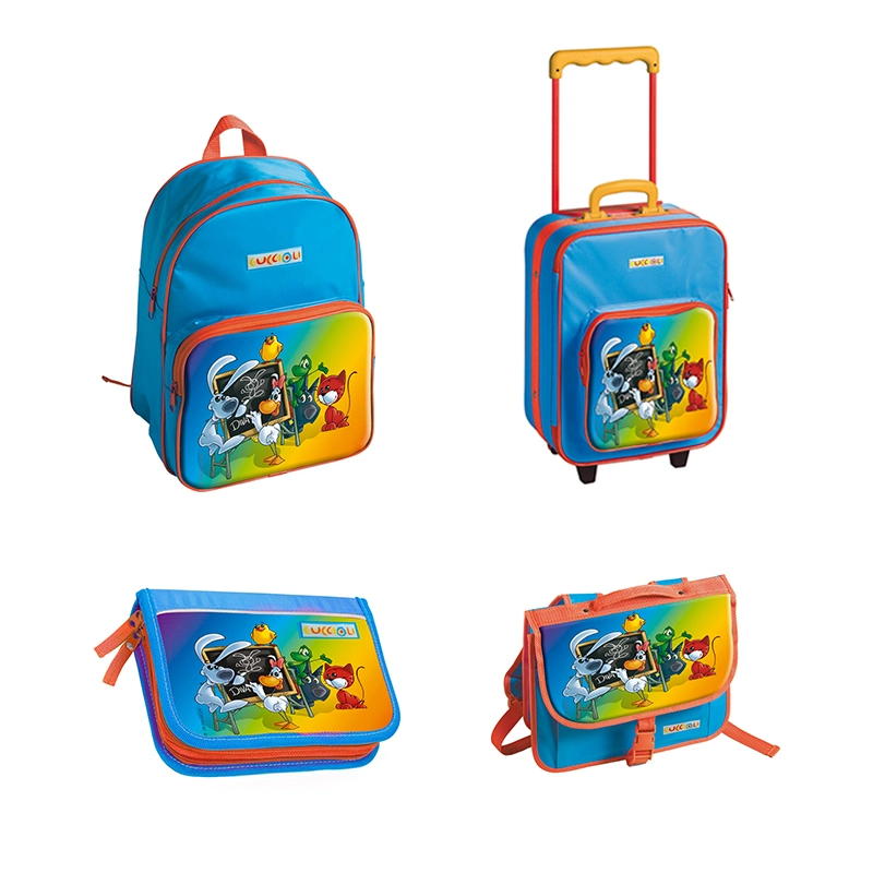 Photo Printed Laptop Bags Trolley School Bag for Kid