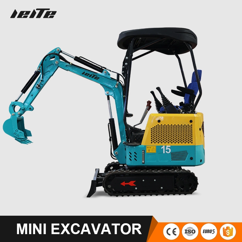 Crawler Mini Excavator with Water Cooled Three Cylinder Diesel Engine for Sale