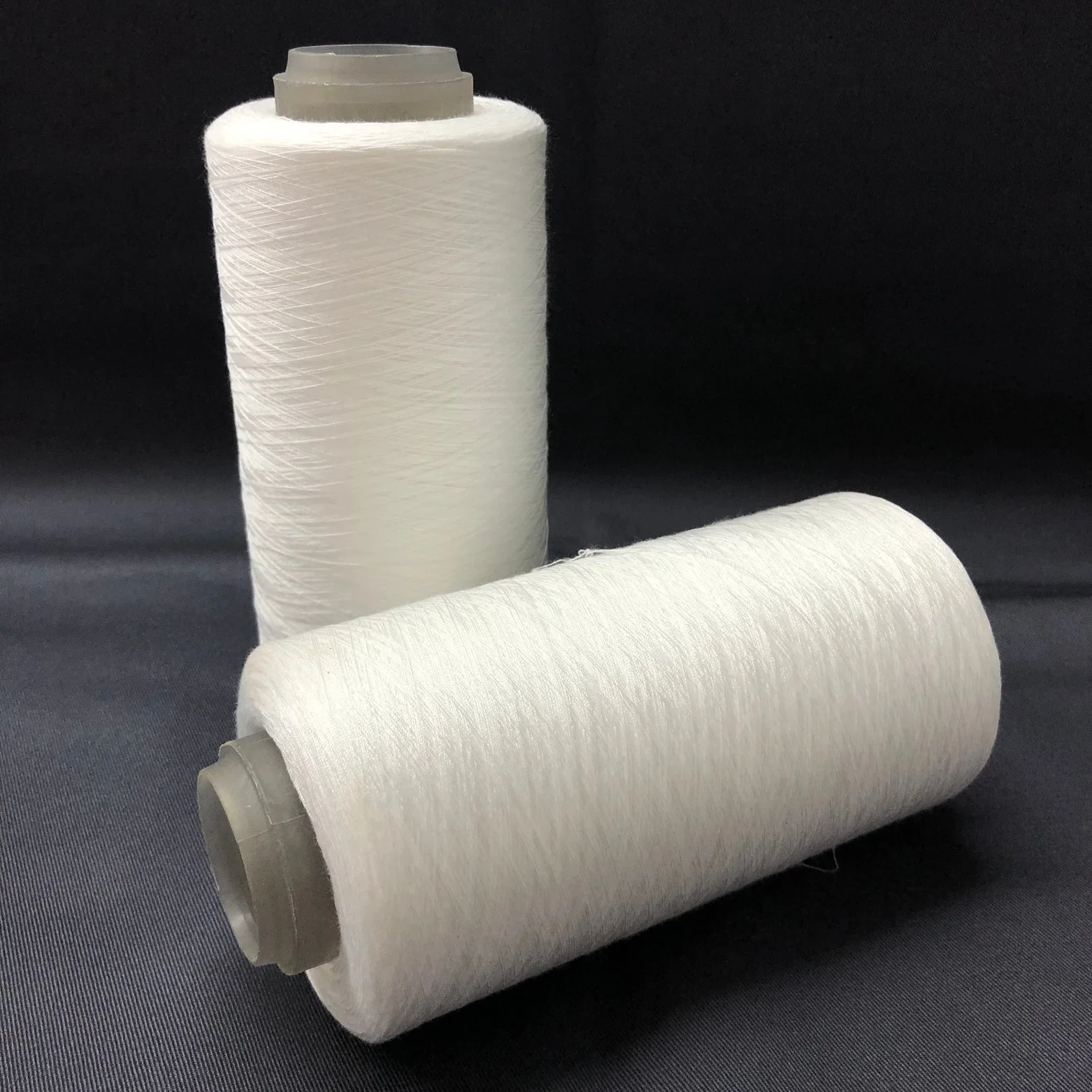 High Strength Poly Poly Core Yarn Raw White Filament Sewing Thread 16s/2/3