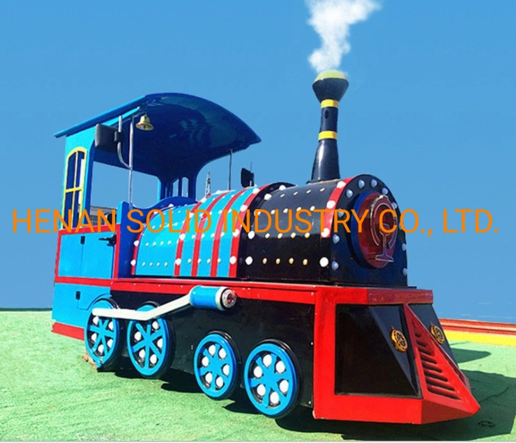 Fiberglass, Trackless Train Kiddie Electric, Mini Electric Outdoor Entertainment