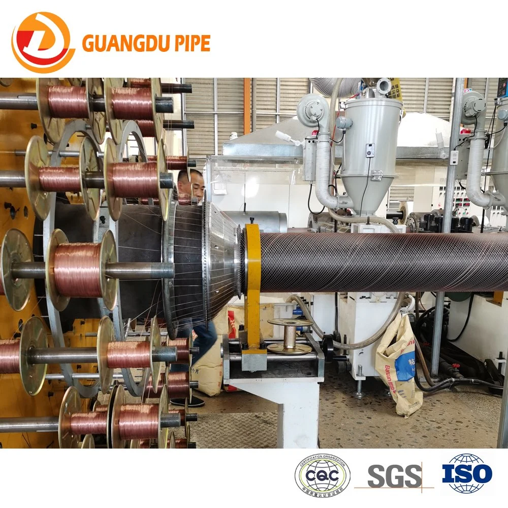 PE Steel Wire Mesh Underground Gas Supply Pipe / HDPE Reinforced Pipe