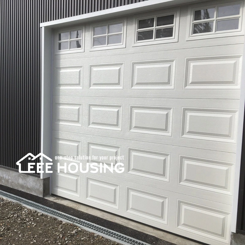 China Manufacturer Direct Supply Residential Low-Maintenance Steel Sectional Garage Door with Remote Control Electric Automatic