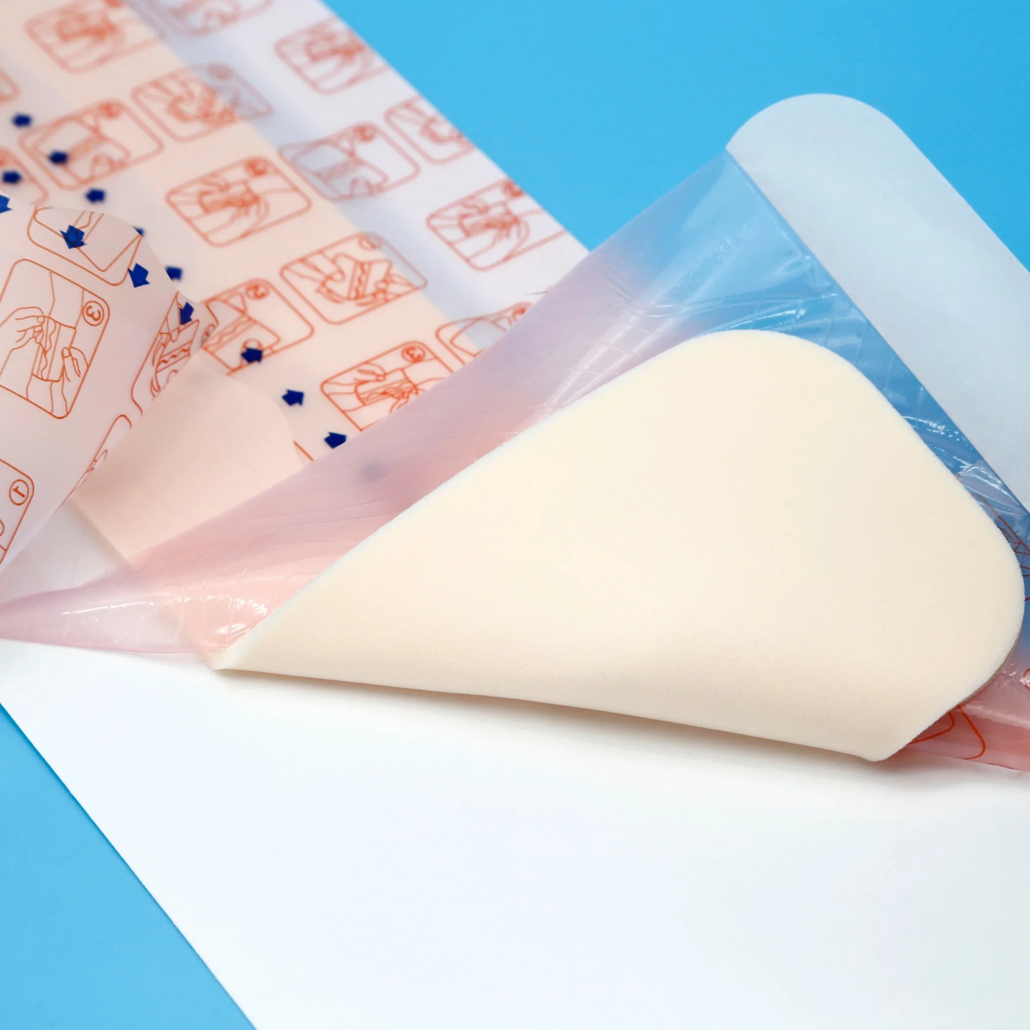 Surgical High Absorbent Medical Silicone Foam Dressing