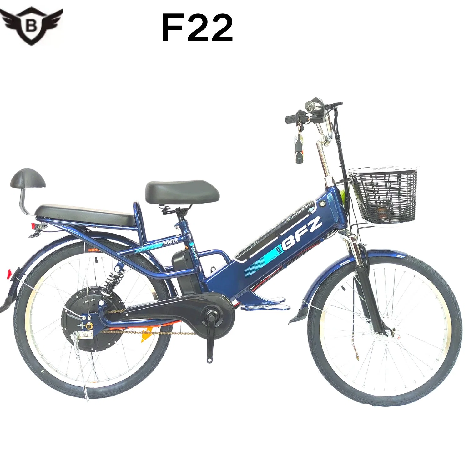 48V 26 pouces Bfz Vélos électriques urbains pour adultes Hommes Vélo Charge Multi-couleur en option