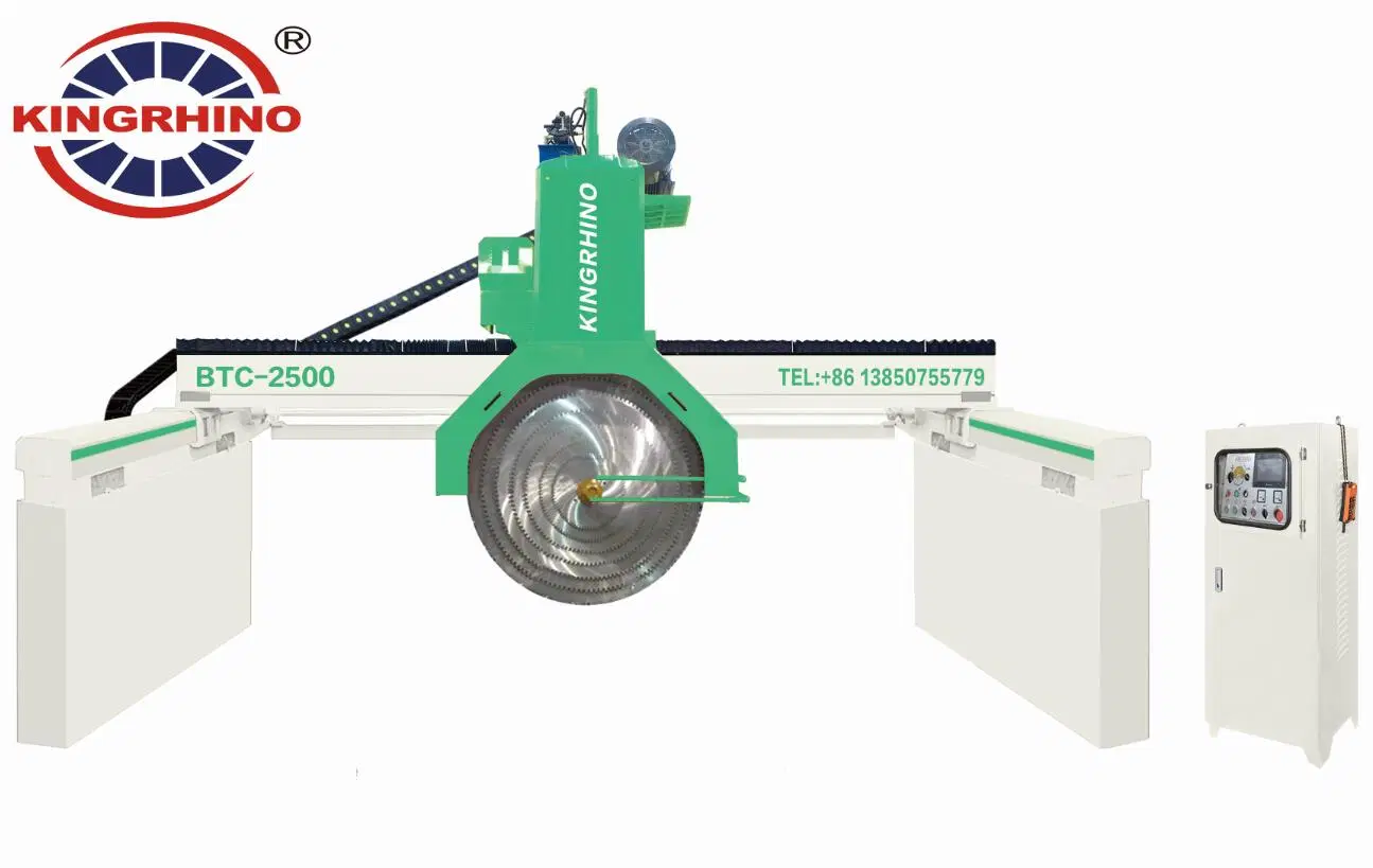 Máquinas de corte de bloques de cuchillas múltiples tipo puente para piedra de granito Corte