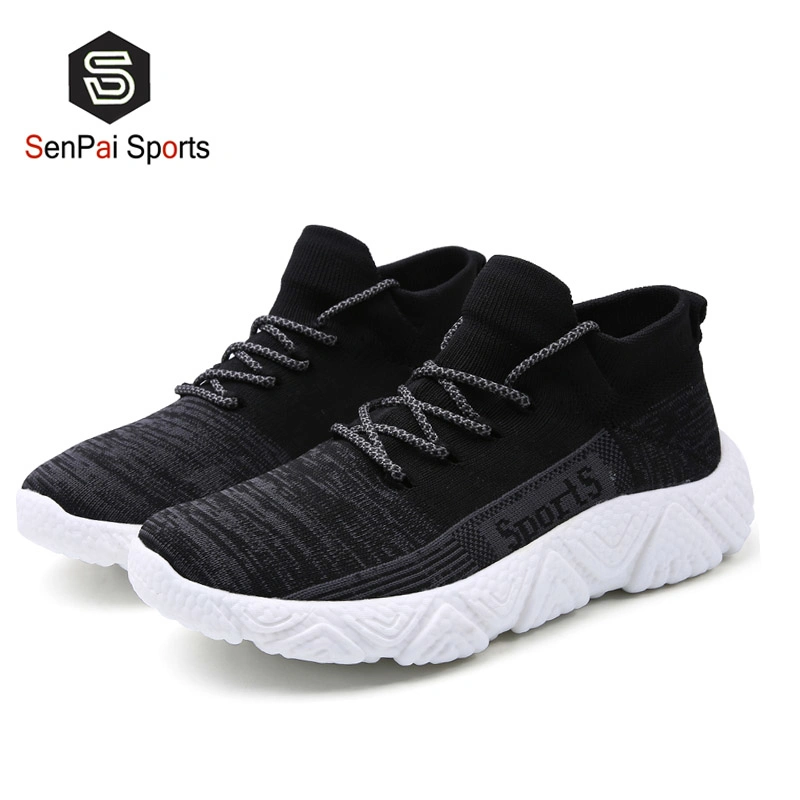 Fábrica de China Mens Moda Sneakers Lace-up Non-Slip zapatillas deportivas