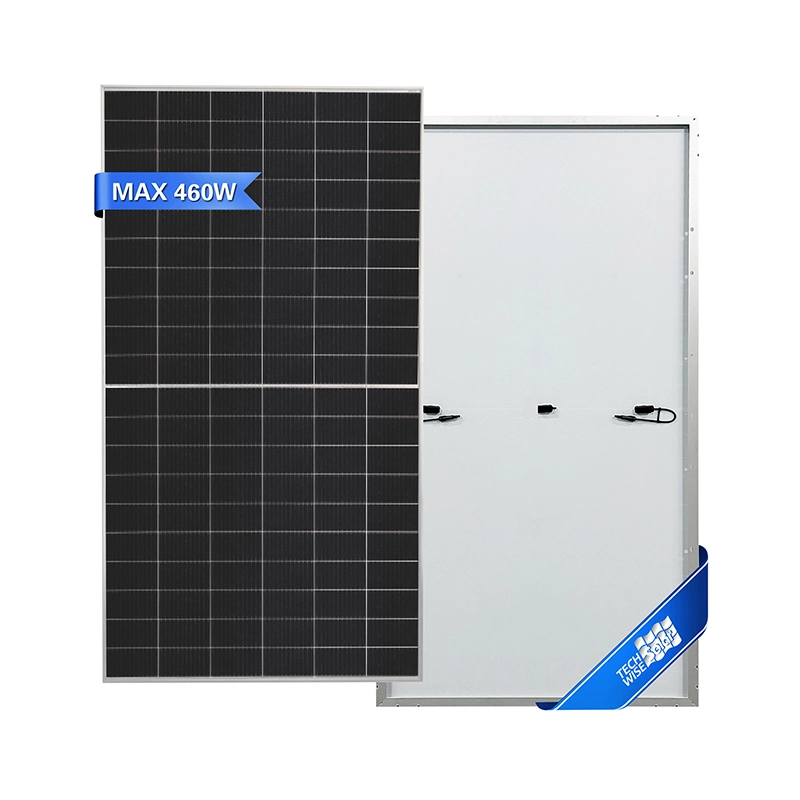 Un Panel de Energía Solar Mono de celda de Medio Corte Grado 460W Productos de módulo PV para el hogar